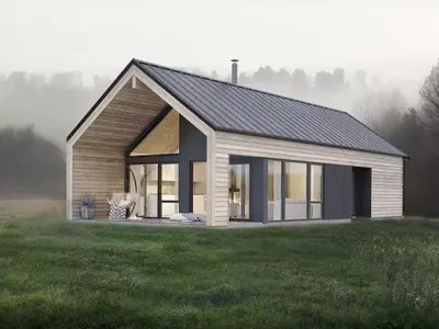 Проект дома Barn 101, 100 м²