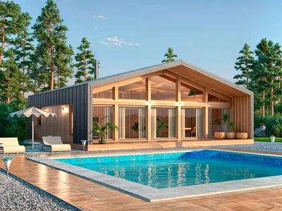 Проект дома Barn 110, 110 м²