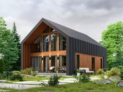 Проект дома Barn 128, 128 м²