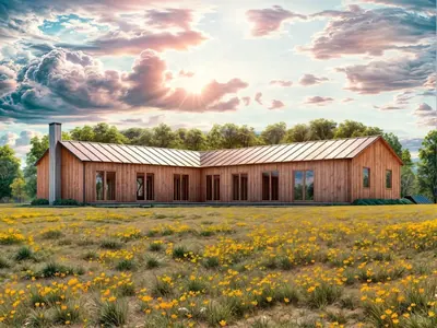Проект дома Barn 226, 226 м²
