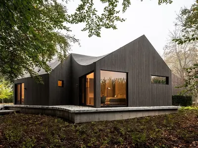 Проект дома Barn Black 199, 199 м²