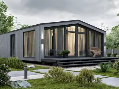 Проект дома Barn M 78, 78 м²