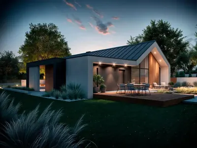 Проект дома Barn New 155, 155 м²