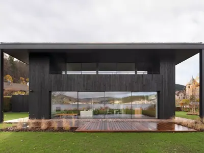 Проект дома Black Line Roof 181, 181 м²