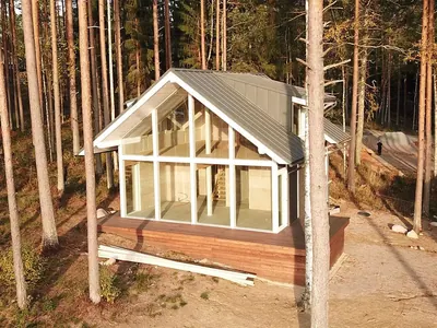 Проект дома Fachwerk 110, 110 м²