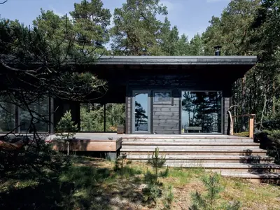 Проект дома Fin Sauna 30, 30 м²