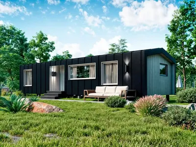 Проект дома Hi-Tech New 60, 60 м²