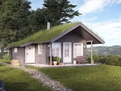 Проект дома Hytter 44, 44 м²