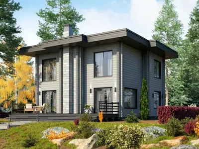 Проект дома Timber 185, 185 м²